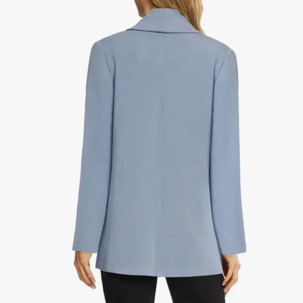 Max & Mia Women's Lightweight Draped blue Cardigan with Pockets‎ butter soft